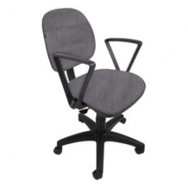 Silla operativa con Brazos Regia 1011 Tela Adison Color Grey