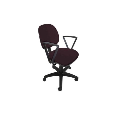Silla Operativa con Brazos Regia 1011 Tela Mini Ciruela