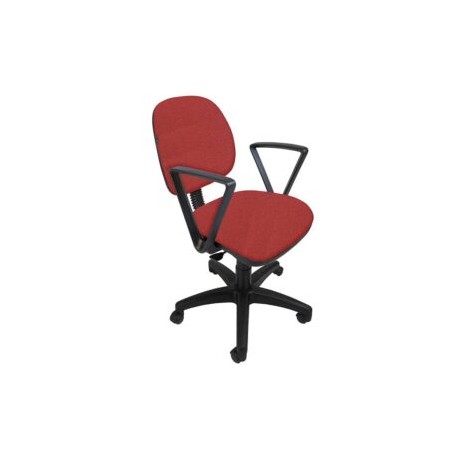 Silla Operativa con Brazos Regia 1011 Tela Mini Coral