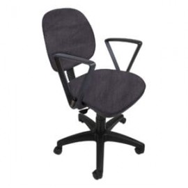 Silla operativa con Brazos Regia 1011 Tela Stella Color Stone