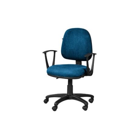 Silla operativa con brazos regia 1012 Tela Mini Color Pizarra