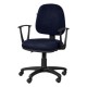 Silla operativa con brazos regia 1012 Tela Stella Color Marino