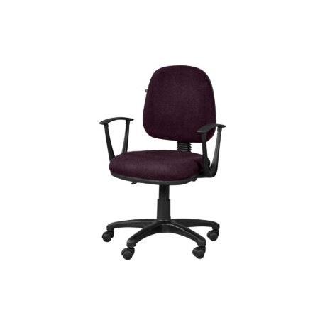 Silla operativa con brazos regia 1012 Tela Stella Color Violeta