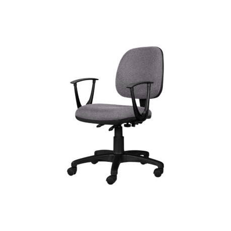 Silla Operativa con Brazos Tiempo 3502 Tela Adison Color Grey