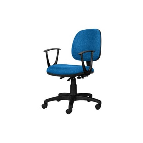 Silla Operativa con Brazos Tiempo 3502 Tela Stella Color Pizarra
