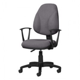 Silla Operativa con Brazos Tiempo 3511 Tela Adison Color Grey