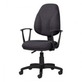 Silla Operativa con Brazos Tiempo 3511 Tela Stella Color Stone