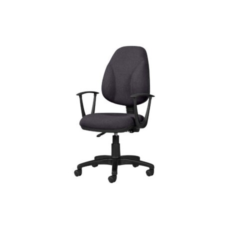 Silla Operativa con Brazos Tiempo 3511 Tela Stella Color Stone