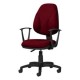 Silla Operativa con Brazos Tiempo 3511 Tela Stella Color Vino