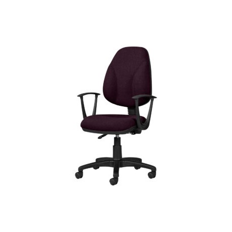 Silla Operativa con Brazos Tiempo 3511 Tela Stella Color Violeta