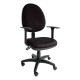 Silla operativa E101 con brazos ajustables en Tela Stella Color Coral