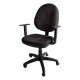 Silla operativa E101 con brazos ajustables en Tela Stella Color Oxford