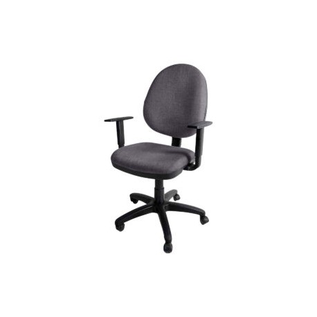 Silla operativa E101 con brazos ajustables en Tela Stella Color Stone