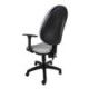 Silla operativa E101 con brazos ajustables en Tela Stella Color Vino