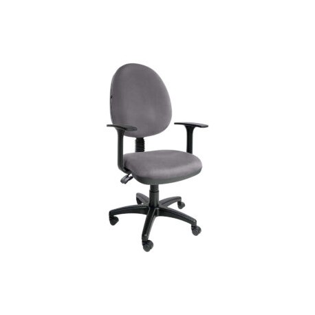 Silla operativa E101 con brazos fijo en Tela Adison Color Grey
