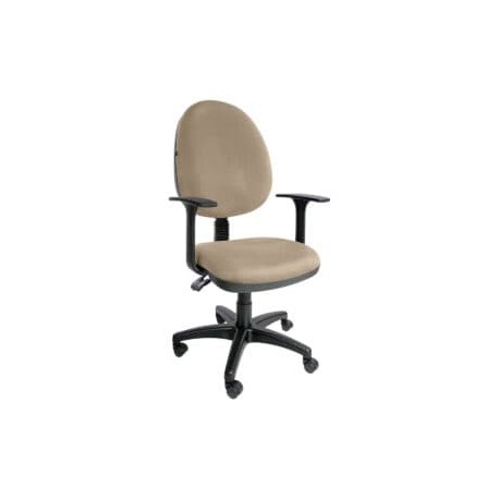 Silla operativa E101 con brazos fijo en Tela Adison Color Mist