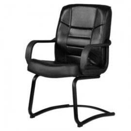 Silla de Visita con Brazos Alfaro – Negro