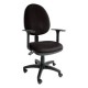 Silla operativa E101 con brazos fijo en Tela Stella Color Oxford