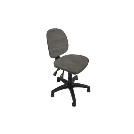Silla Operativa sin Brazos Regia 1002 Tela Mini Acero