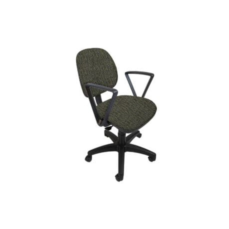 Silla Operativa Regia con Brazos, en Tela Stanley Verde
