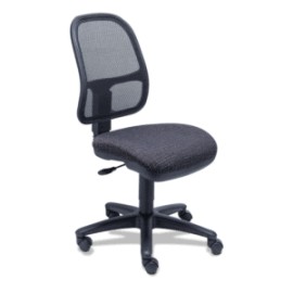 Silla Operativa RS-490 Asiento en Tela y Respaldo en Mesh Negro s/b