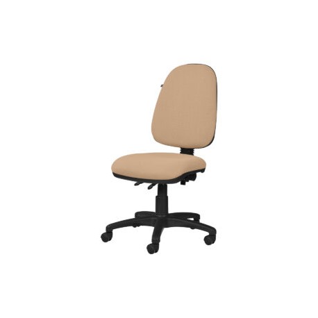 Silla operativa sin brazos clasica 1502 Tela Adison Color Camello