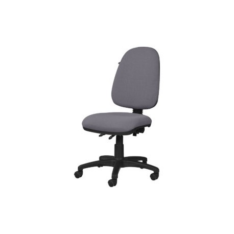 Silla operativa sin brazos clasica 1502 Tela Adison Color Plata
