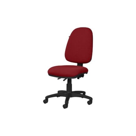 Silla operativa sin brazos clasica 1502 Tela Adison Color Rojo