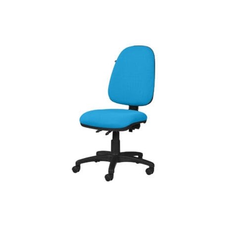 Silla operativa sin brazos clasica 1502 Tela Adison Color Turqueza