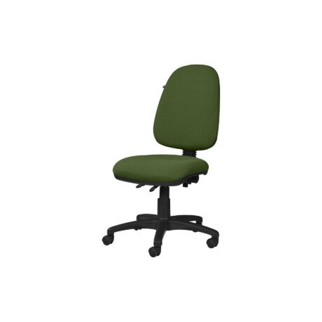 Silla operativa sin brazos clasica 1502 Tela Adison Color Verde Hoja