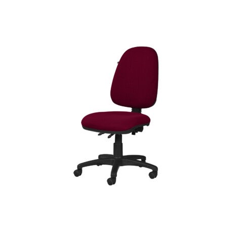 Silla operativa sin brazos clasica 1502 Tela Mini Color Cereza