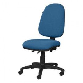 Silla operativa sin brazos clasica 1502 Tela Stella Color Azul