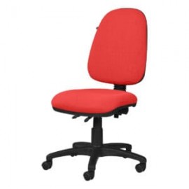Silla operativa sin brazos clasica 1502 Tela Stella Color Coral