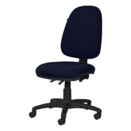Silla operativa sin brazos clasica 1502 Tela Stella Color Marino