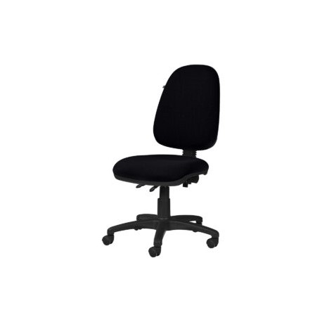 Silla operativa sin brazos clasica 1502 Tela Stella Color negro