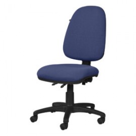 Silla operativa sin brazos clasica 1502 Tela Stella Color Plumbago