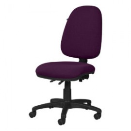 Silla operativa sin brazos clasica 1502 Tela Stella Color Uva