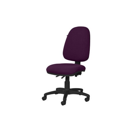 Silla operativa sin brazos clasica 1502 Tela Stella Color Uva