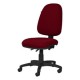 Silla operativa sin brazos clasica 1502 Tela Stella Color Vino
