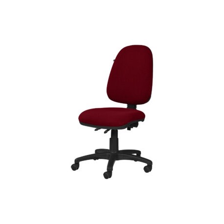Silla operativa sin brazos clasica 1502 Tela Stella Color Vino