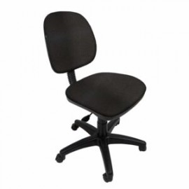 Silla Operativa sin Brazos Regia 1001 Tela Mini Café