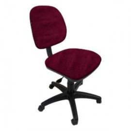 Silla operativa sin Brazos Regia 1001 Tela Mini Color Cereza