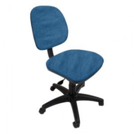 Silla operativa sin Brazos Regia 1001 Tela Stella Color Azul