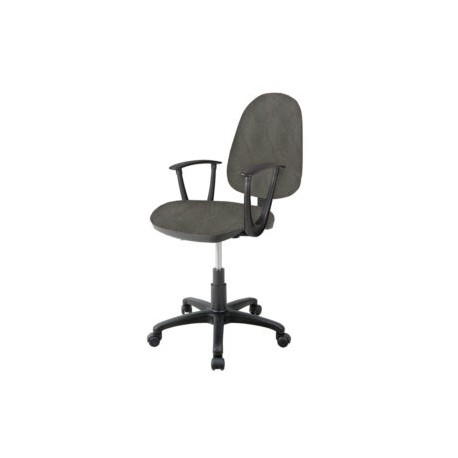 Silla Operativa con Brazos Clasica 1512 Tela Mini Color Acero