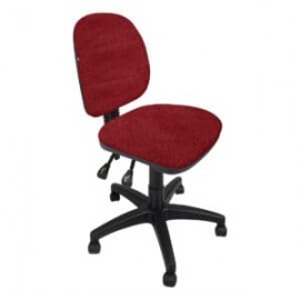 Silla Operativa sin Brazos Regia 1002 Tela Adison Color Rojo