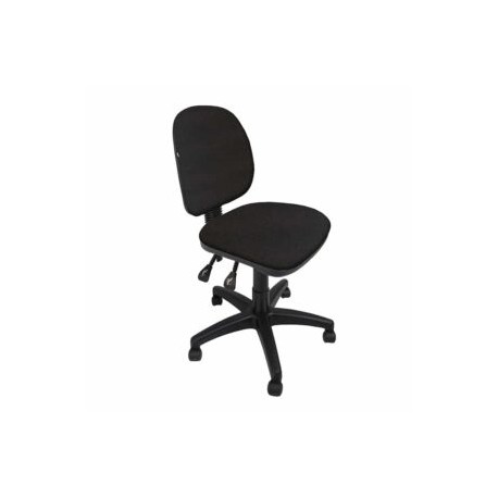 Silla Operativa sin Brazos Regia 1002 Tela Mini Café