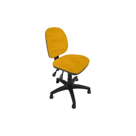 Silla Operativa sin Brazos Regia 1002 Tela Mini Color Amarillo