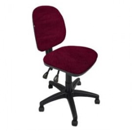 Silla Operativa sin Brazos Regia 1002 Tela Mini Color Cereza