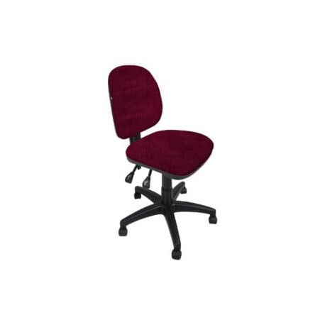 Silla Operativa sin Brazos Regia 1002 Tela Mini Color Cereza