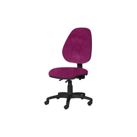 Silla Operativa sin Brazos Tiempo 3503 Tela Adison Color Fiusha